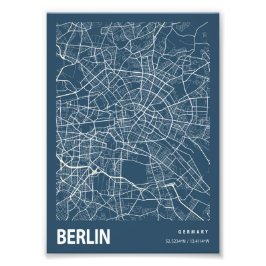Foto Berlín - Mapa de la ciudad de Alemania
