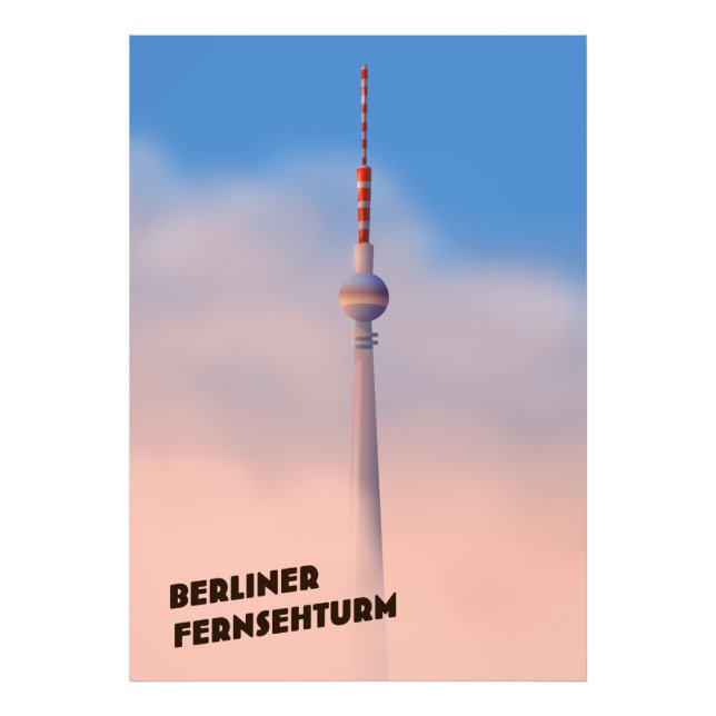 Foto Berliner Fernsehturm, torre de televisión de Berlí (Frente)
