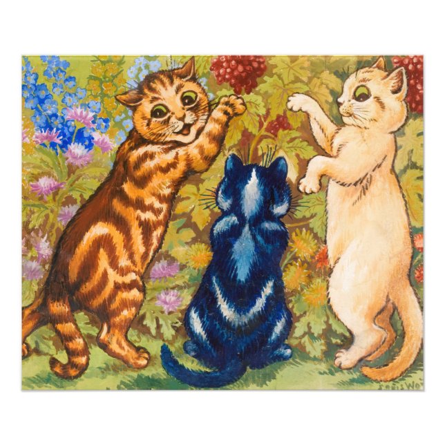 Foto Berry Picking por Louis Wain (Frente)