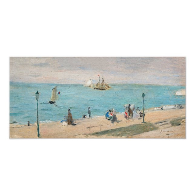 Foto Berthe Morisot - En la playa, Les Petites-Dalles (Frente)