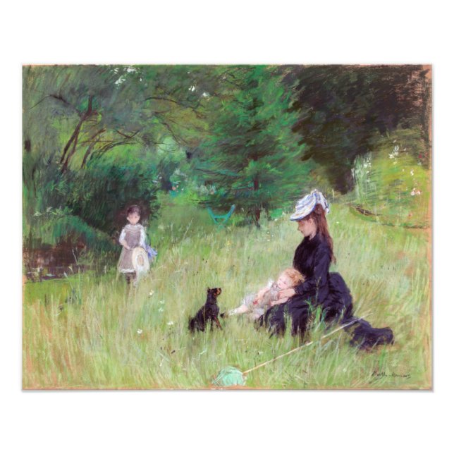 Foto Berthe Morisot - En un parque (Frente)