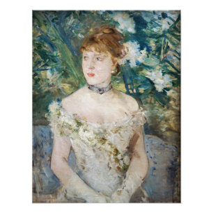 Foto Berthe Morisot - Joven muchacha con traje de baile