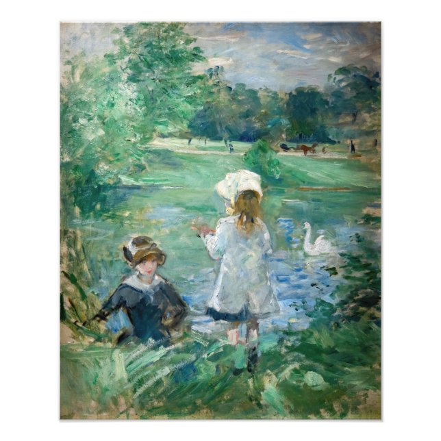 Foto Berthe Morisot - Junto a un lago (Frente)