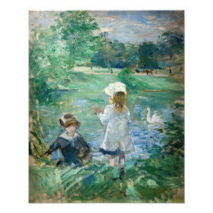 Foto Berthe Morisot - Junto a un lago / Au bord du lac