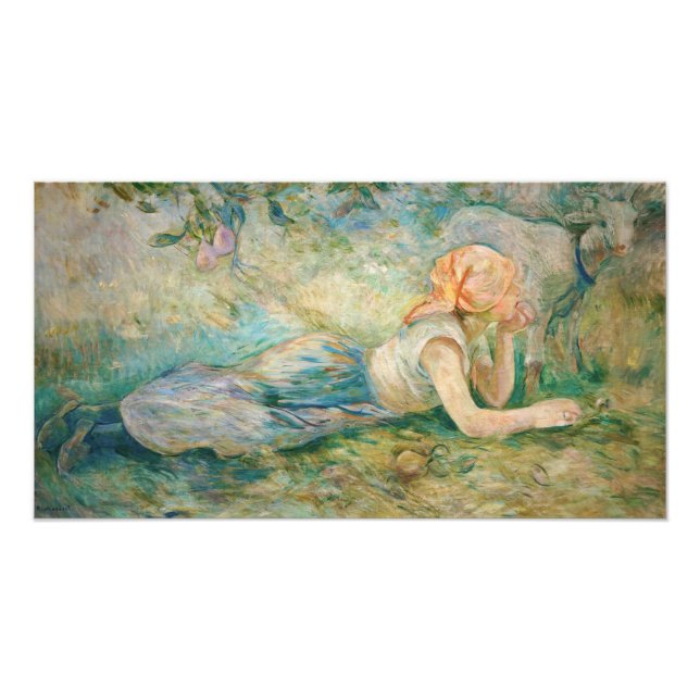 Foto Berthe Morisot - Pastora descansando (Frente)