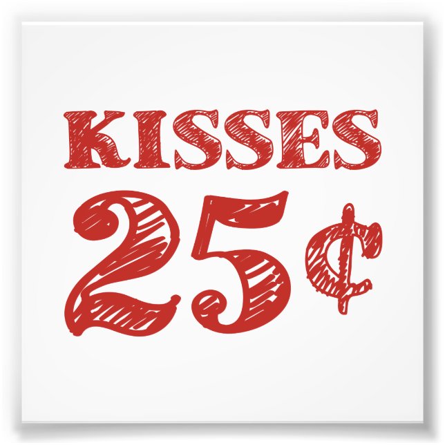 Foto Besos el día de San Valentín de 25 centavos (Frente)