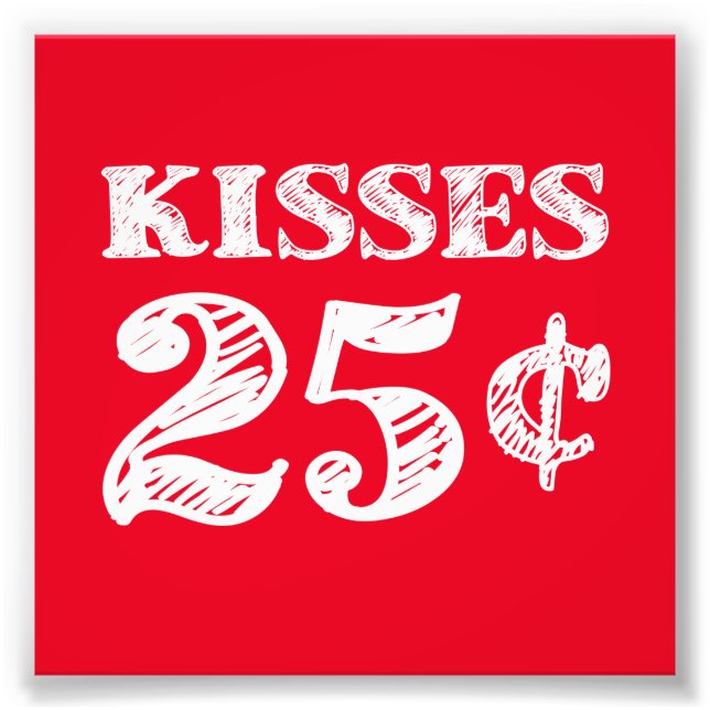 Foto Besos el día de San Valentín de 25 centavos (Frente)