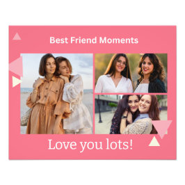Foto Best Friend Moments Photo Collage – Personalized 