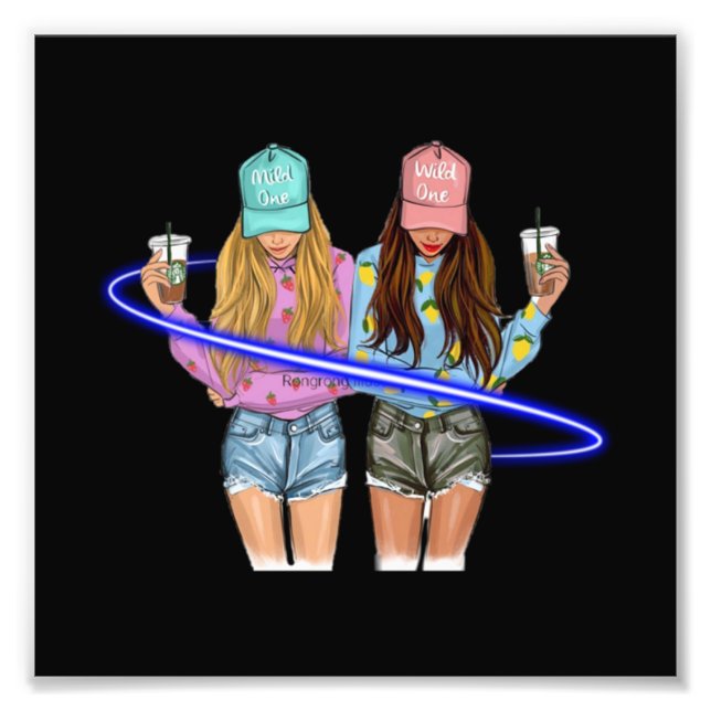 Foto Bestie Squad Besties Vida Mejor Amistad Amigos (Frente)