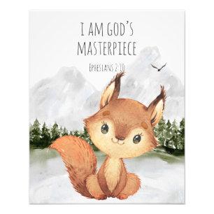 Foto Bible Verse I am God's Masterpiece
