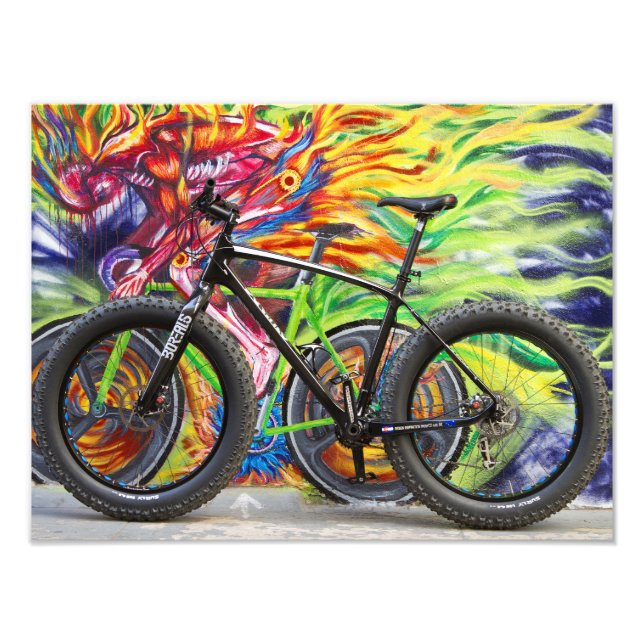 Foto Bicicleta de grasas y llamas (Frente)