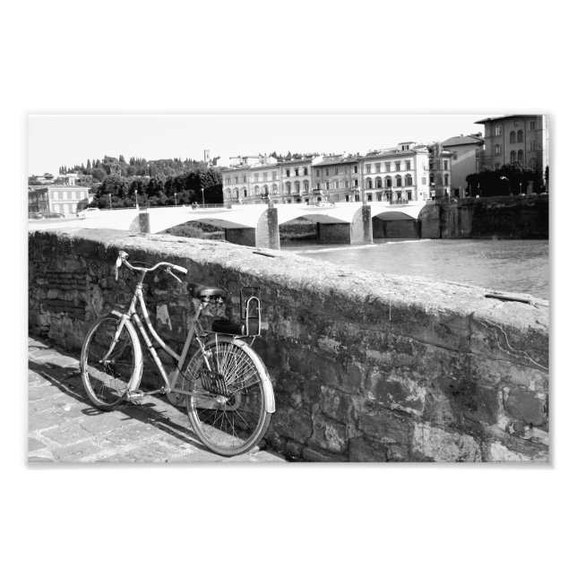 Foto Bicicleta Retro en la ciudad de Florencia, Italia (Frente)