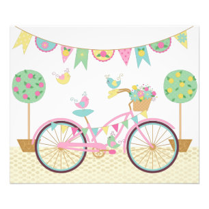 Foto Bicicleta rosa cúpula