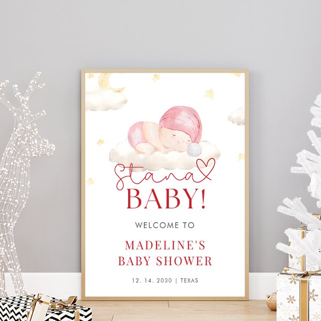 Foto Bienvenida a la Fiesta de Bebé Niña Santa de Navid (Subido por el creador)