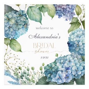 Foto Bienvenida a las Hidrangeas Azules de Ducha Bridal