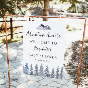 Foto Bienvenida Baby Shower a los Árboles de Invierno d