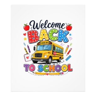 Foto Bienvenido de vuelta al autobús escolar Camisetas 