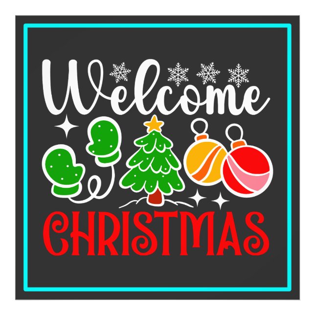 Foto Bienvenido Navidad (Frente)