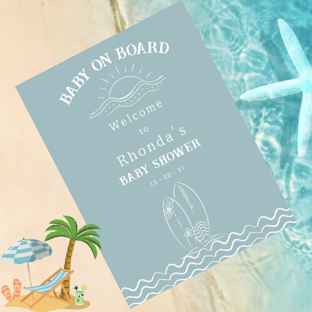 Foto Bienvenidos a Baby Shower Neutral a bordo (Subido por el creador)