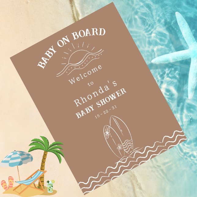 Foto Bienvenidos a Baby Shower Neutral a bordo (Subido por el creador)