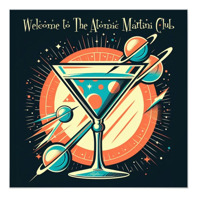 Foto Bienvenidos A La Era Espacial Atómica Martini Club (Frente)