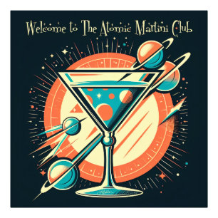Foto Bienvenidos A La Era Espacial Atómica Martini Club
