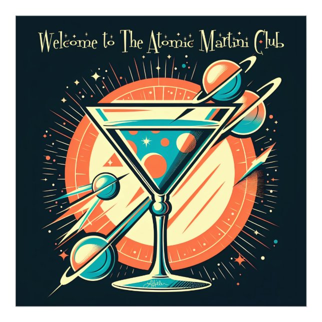 Foto Bienvenidos A La Era Espacial Atómica Martini Club (Frente)