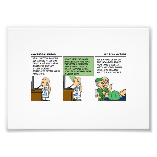 Foto Bienvenidos a la radiología (Frente)