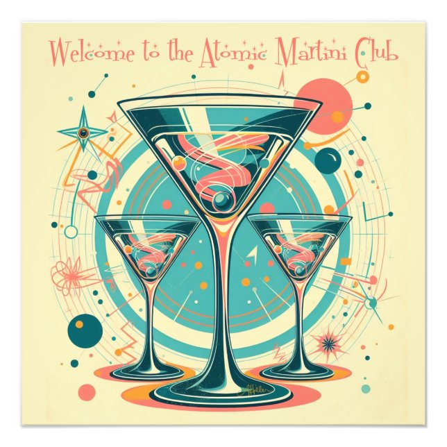 Foto Bienvenidos A La Triple Obra Atómica Martini Club (Frente)