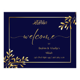 Foto Bienvenidos a nuestro Nikkah - Señal de Boda Islám