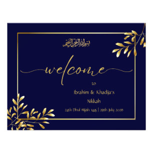 Foto Bienvenidos a nuestro Nikkah - Señal de Boda Islám