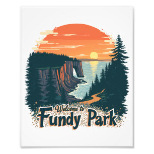 Foto Bienvenidos al Parque Nacional Canadiense Fundy