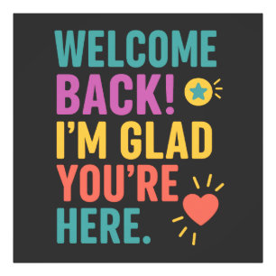 Foto Bienvenidos De Nuevo A La Escuela, Regalo De Aprec