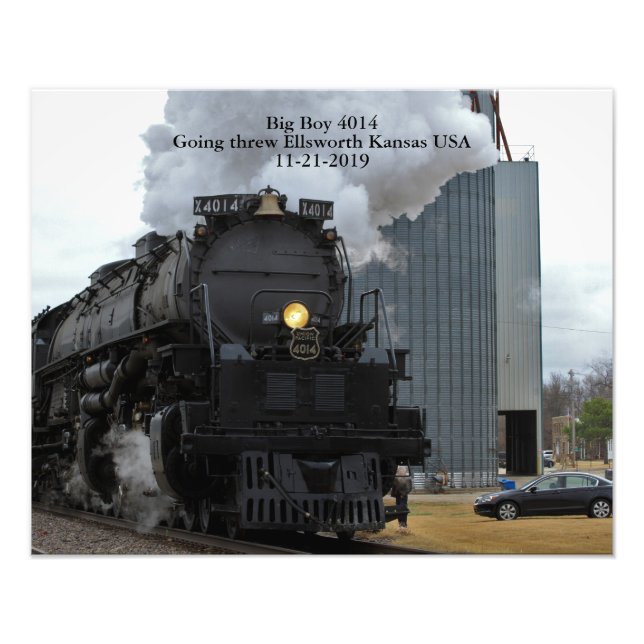 Foto Big Boy 4014 en Kansas (Frente)