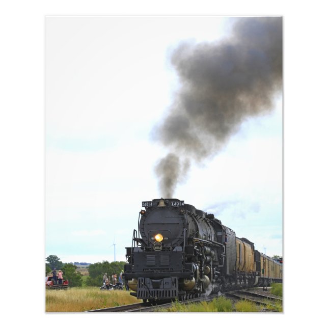 Foto Big Boy 4014 Smoke and Steam en Kansas (Frente)