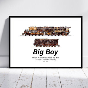 Foto Big Boy Vintage Steam Train American Locomotive