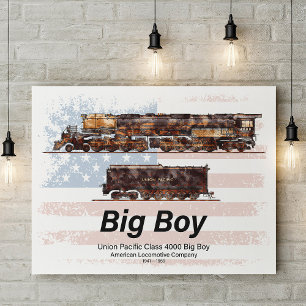 Foto Big Boy Vintage Steam Train American Locomotive