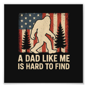 Foto Bigfoot Patriótico Un Papá Como Yo Es Difícil De E