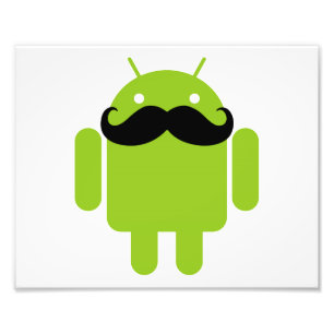 Foto Bigote androide del robot