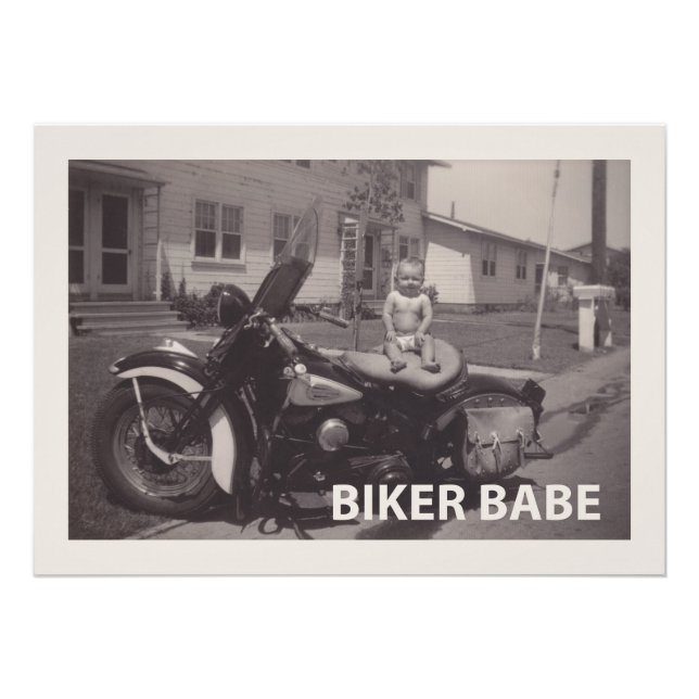Foto biker babe (Frente)
