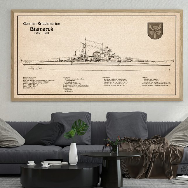 Foto Bismarck - Planes Blueprint de Battleship (Subido por el creador)