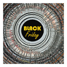 Foto Black Friday advert with original spin art
