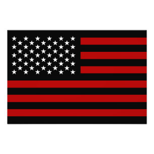 Foto Blanco rojo del negro de la bandera americana
