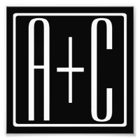 Blanco y negro | Iniciales de parejas