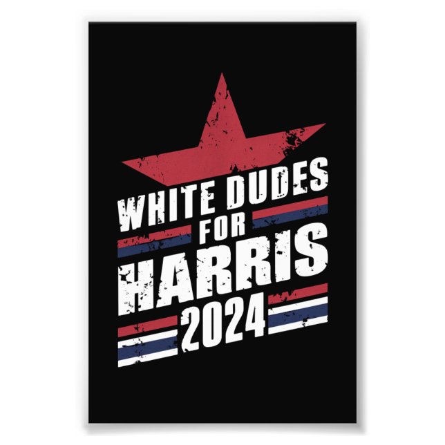 Foto Blancos a favor de Kamala Harris 2024 (Frente)