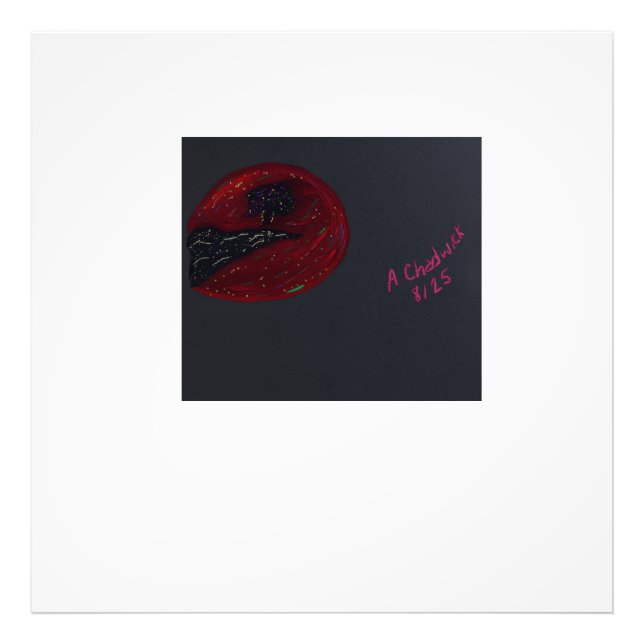 Foto Blood Moonlit Night Photo Enlargement (Frente)