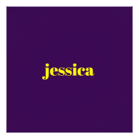 Bloque de color minimalista nombre personalizado 