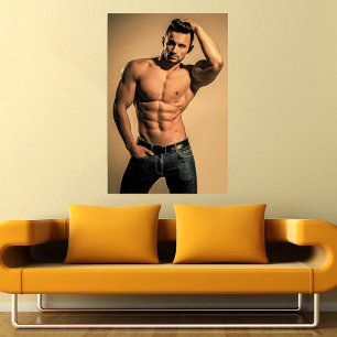Foto Blue Jeans Boy Hot Guy Poster