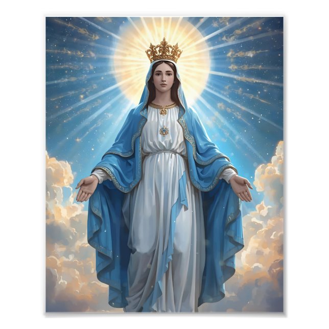 Foto Blue Rgin Mary Heavenly (Frente)