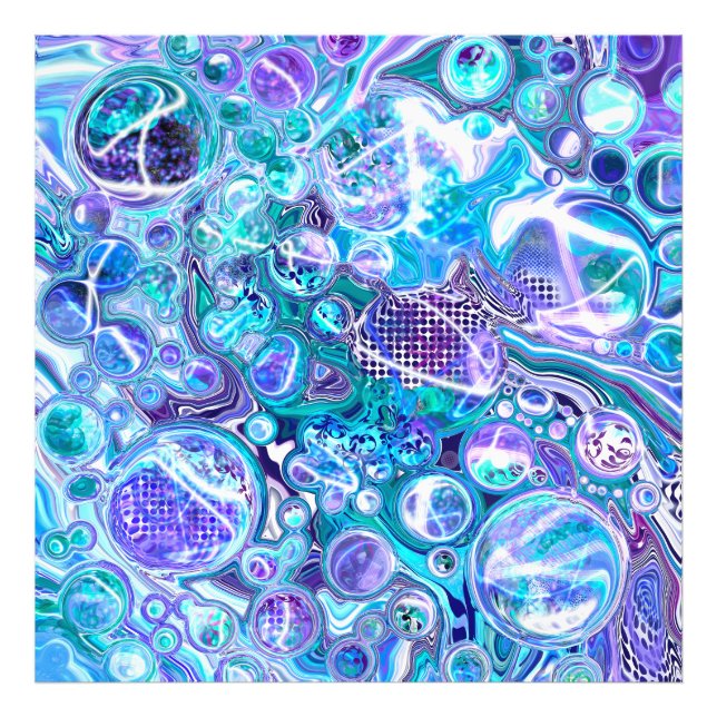 Foto Blue Rhapsody | Arte abstracto (Frente)